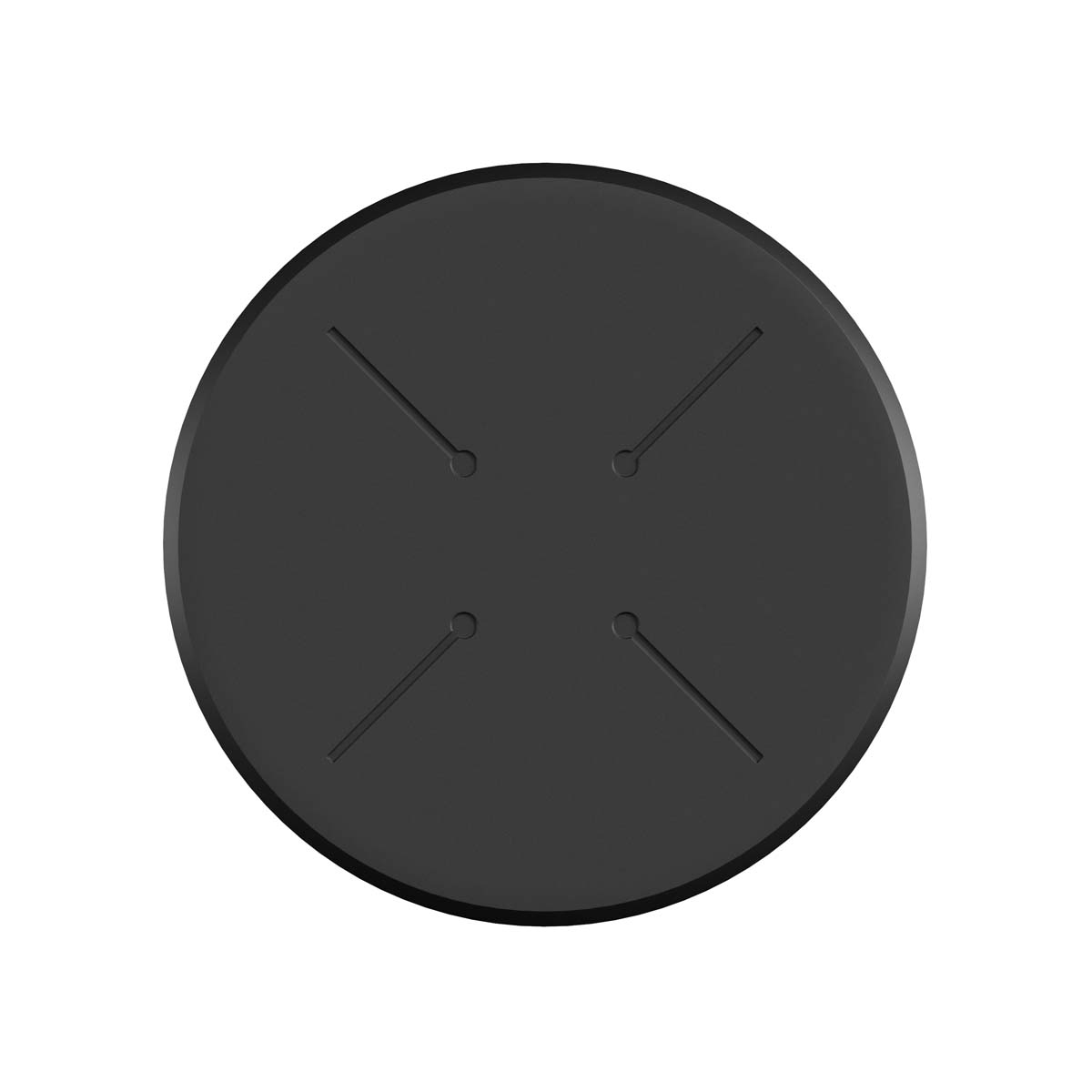 Urban Statafel wit frame + Galaxy Marble HPL Ø70 cm