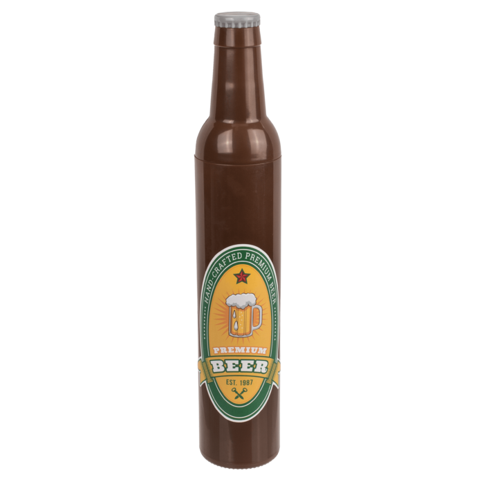 Opvouwbare paraplu - Bierfles - Zakformaat