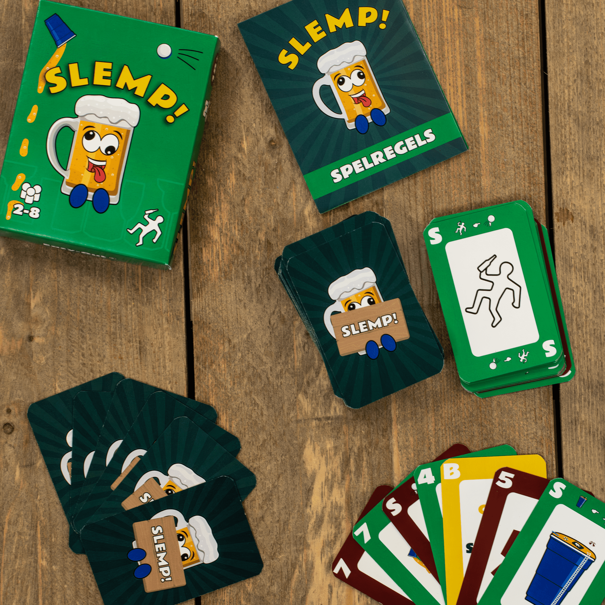SLEMP! - Drankspel - 71 speelkaarten