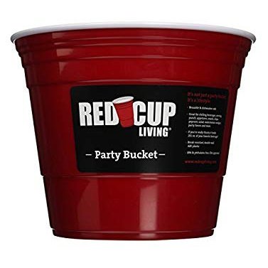 Red Cup Party Bucket - Ijs en serveeremmer - 5.5L - BPA-vrij en Herbruikbaar
