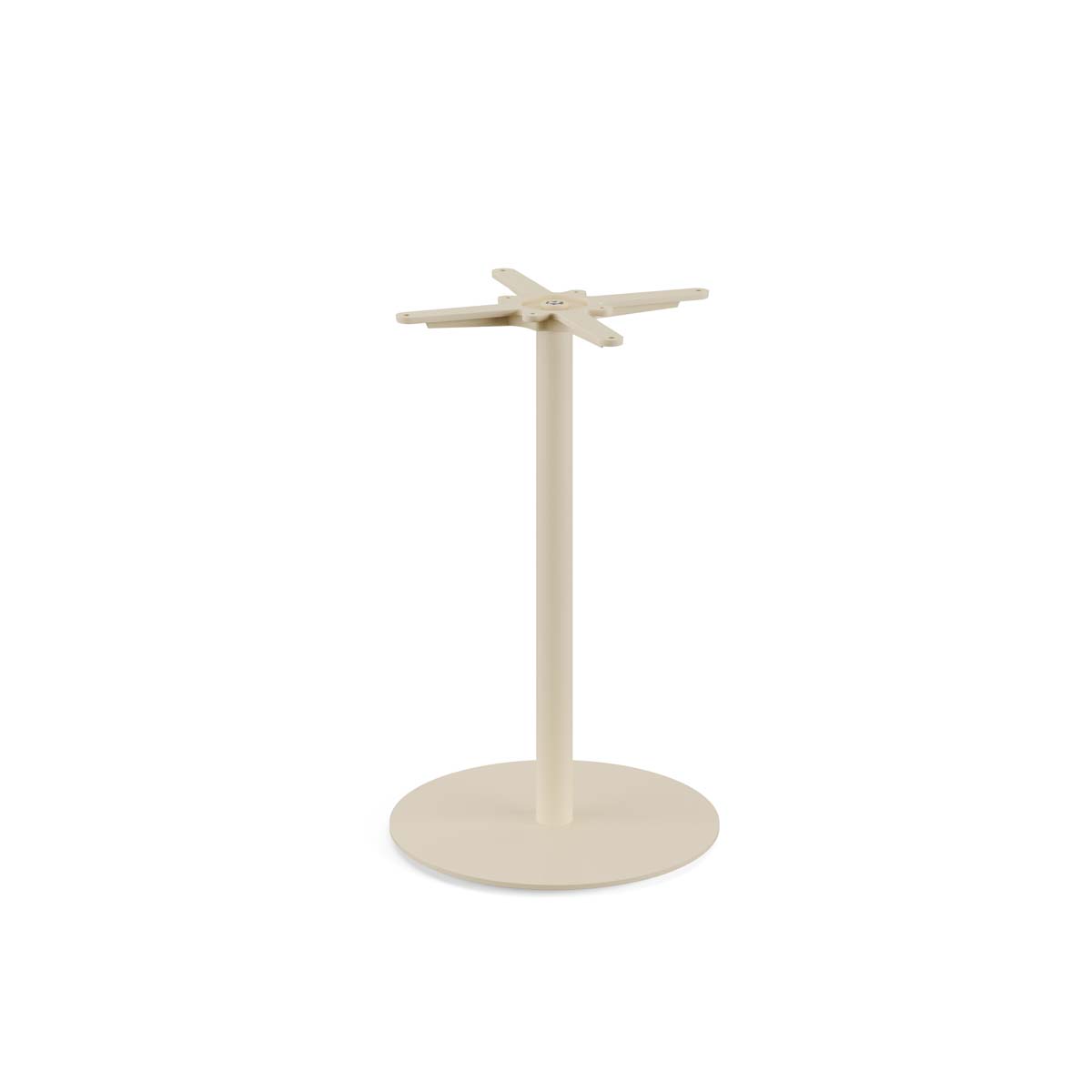 Urban Terrastafel zand frame + Zwart HPL Ø70 cm