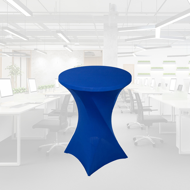 Tafelrok BRASQ voor statafel 80cm blauw