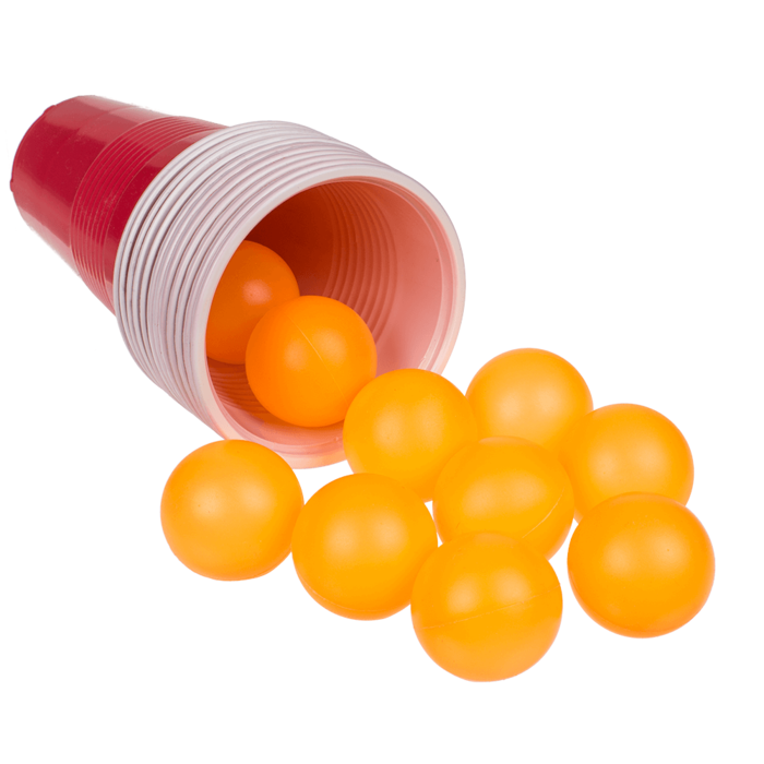 Beer Pong Shelf - Inclusief 12 cups en 12 ballen