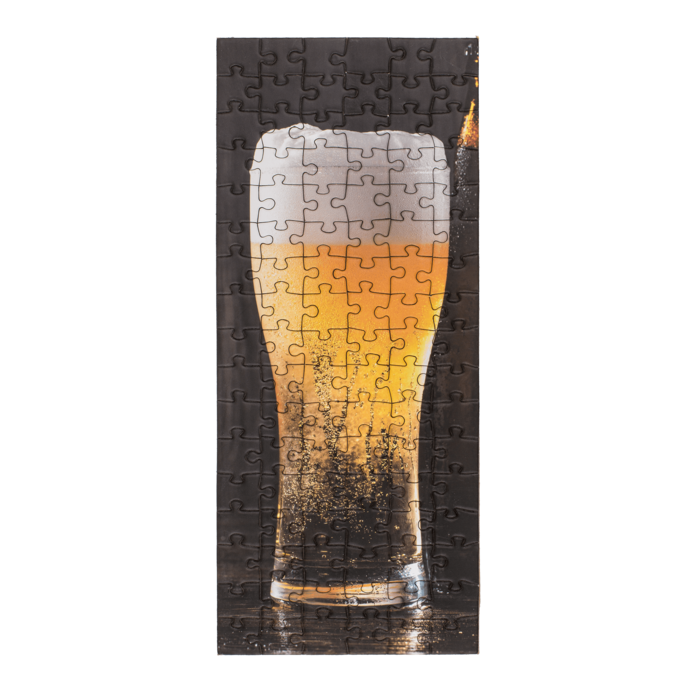 Bier puzzel - 102-delig - in bierblik giftbox
